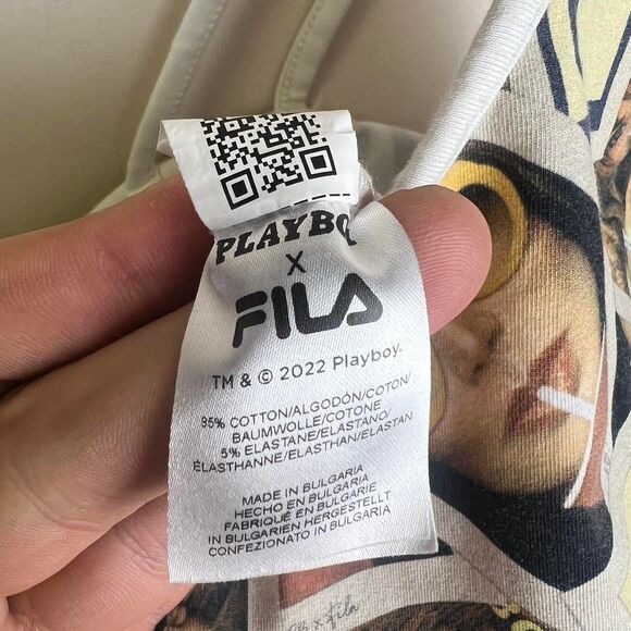 FILA X Playboy Photo Print Playsuit Size XS - Picture 7 of 7